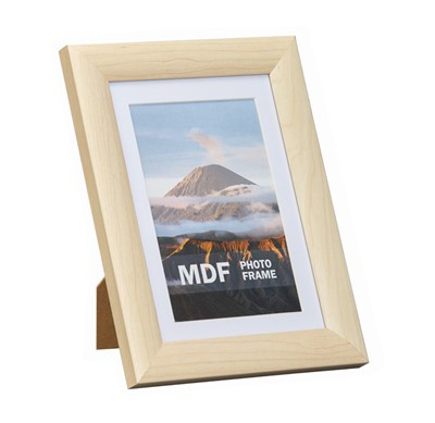 Wholesale Natural Oak Wood Finish MDF Photo Frame for Wall & Tabletop
