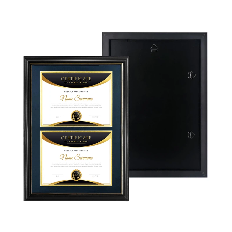 Double matboard with gold trim detail Double matboard with gold trim detail